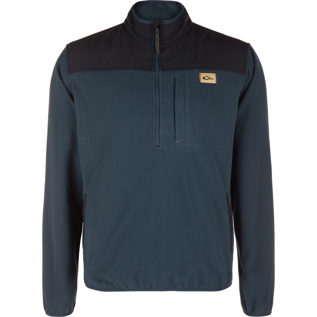 Drake Camp Fleece 1/4 Zip Over Under
