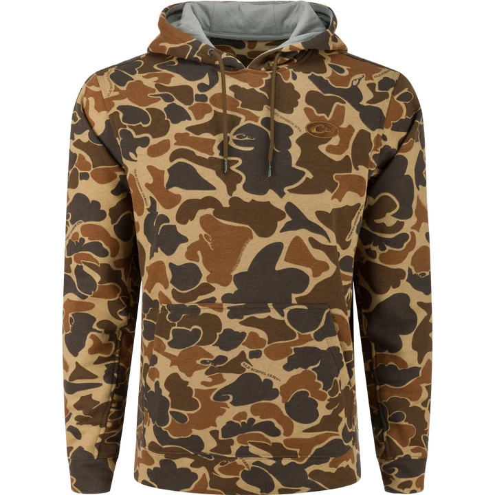 Drake The Three End Solid Hoodie