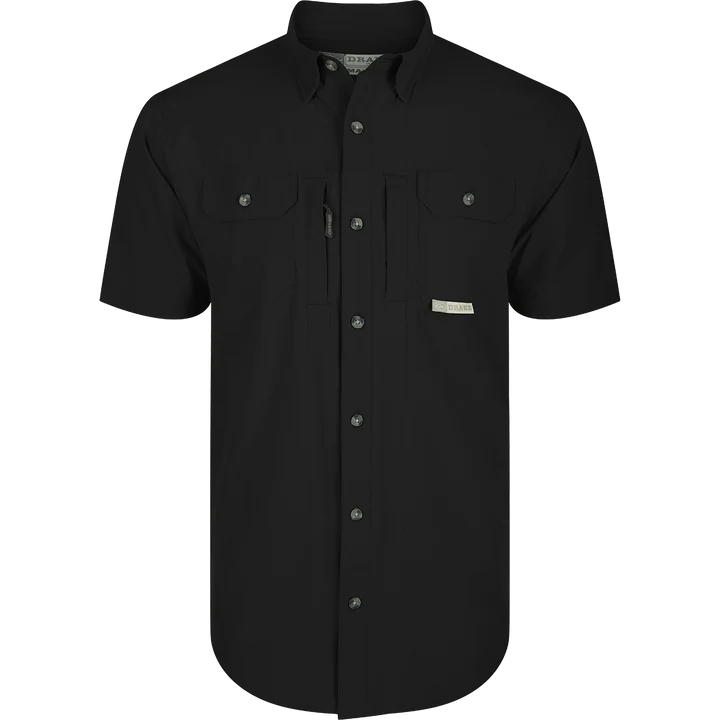 Drake Wingshooter Trey Button-Down Short Sleeve Shirt – Feathers ...