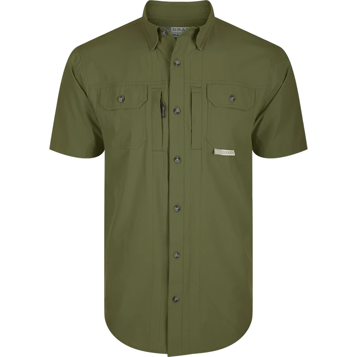 Drake Wingshooter Trey Button-Down Short Sleeve Shirt