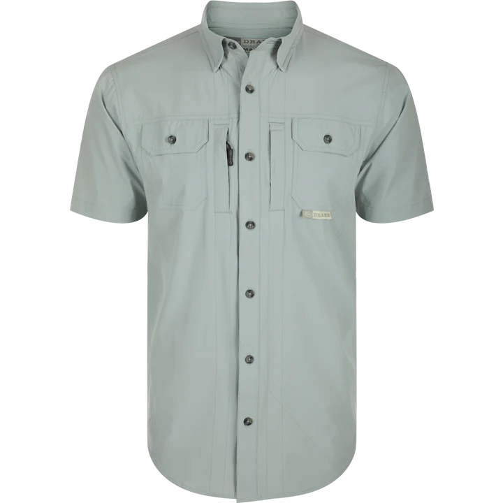 Drake Wingshooter Trey Button-Down Short Sleeve Shirt