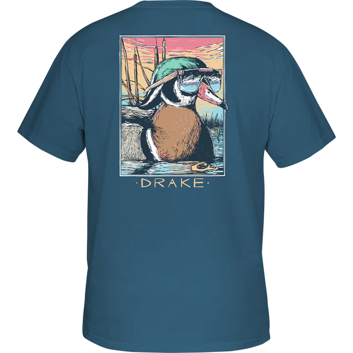 Drake Pop Art Wood Duck Sunglasses Shirt