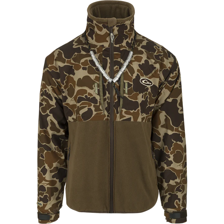 Drake MST Guardian Flex Fleece Eqwader Full Zip Jacket