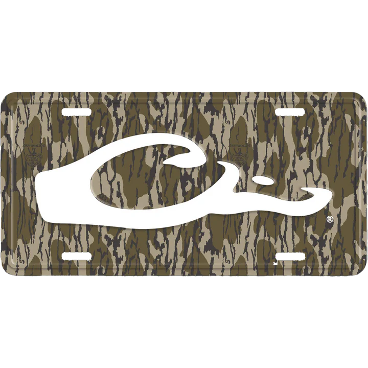 Drake Camo Logo License Plate