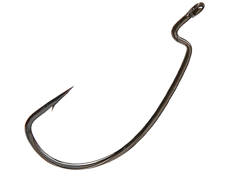 Gamakatsu SuperLine Offset EWG Black Hooks
