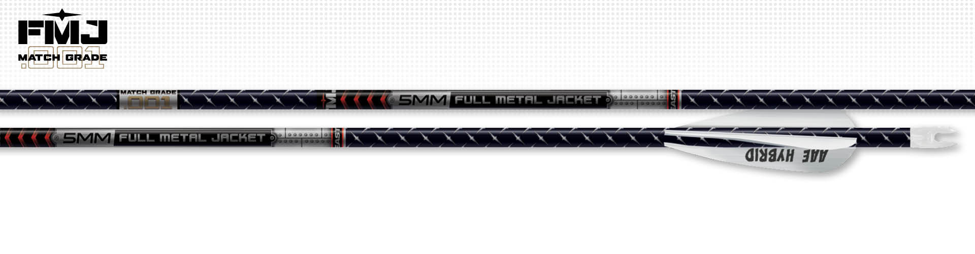 Easton FMJ 5MM Match Grade Shafts HIT w/Collar Individual