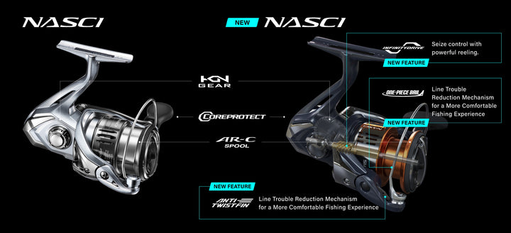 Shimano NASCI Spinning Reel