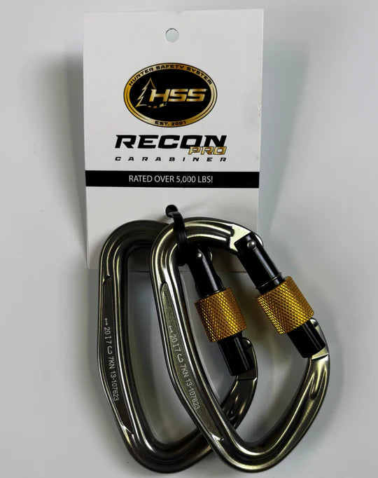 Hunter Safety System Recon Pro Aluminum Carabiners