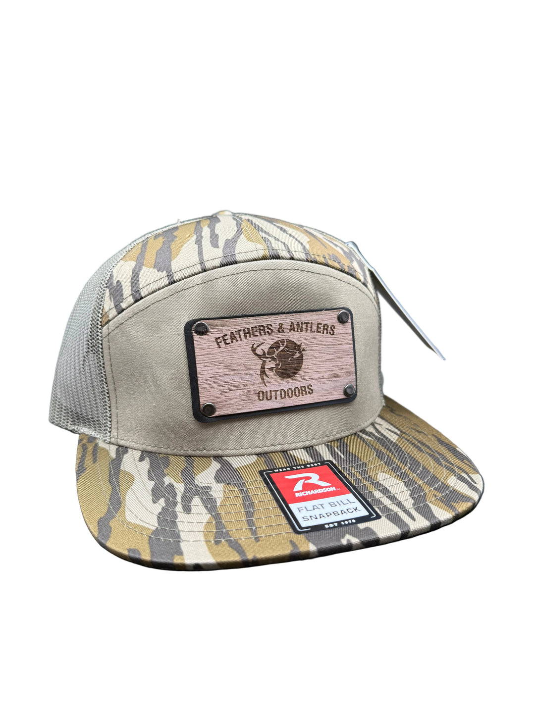F&A Wooden Patch Mesh Back Cap