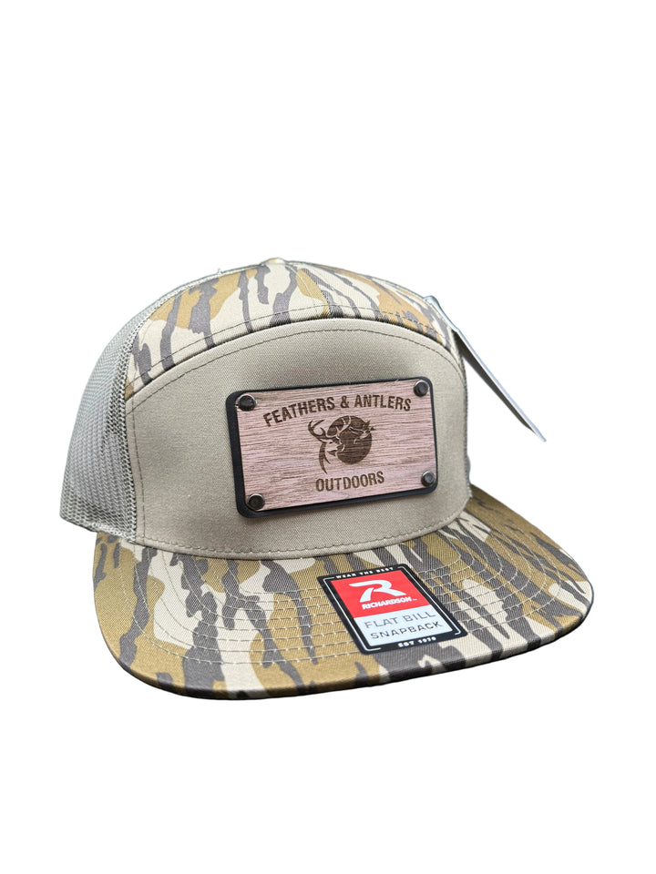 F&A Wooden Patch Mesh Back Cap