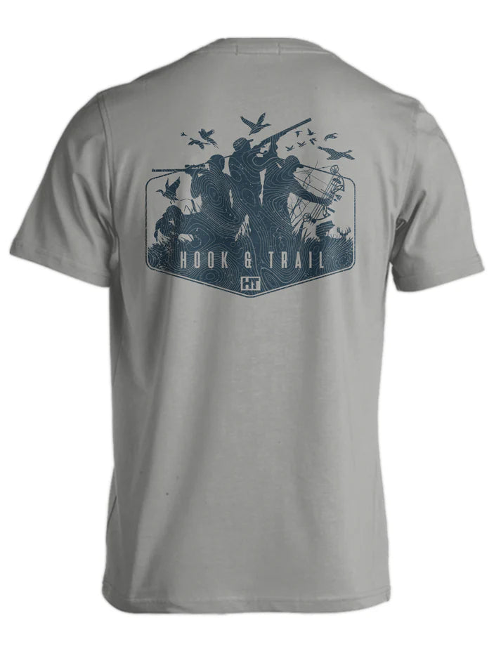 Hook and Trail Topo Logo Shirt