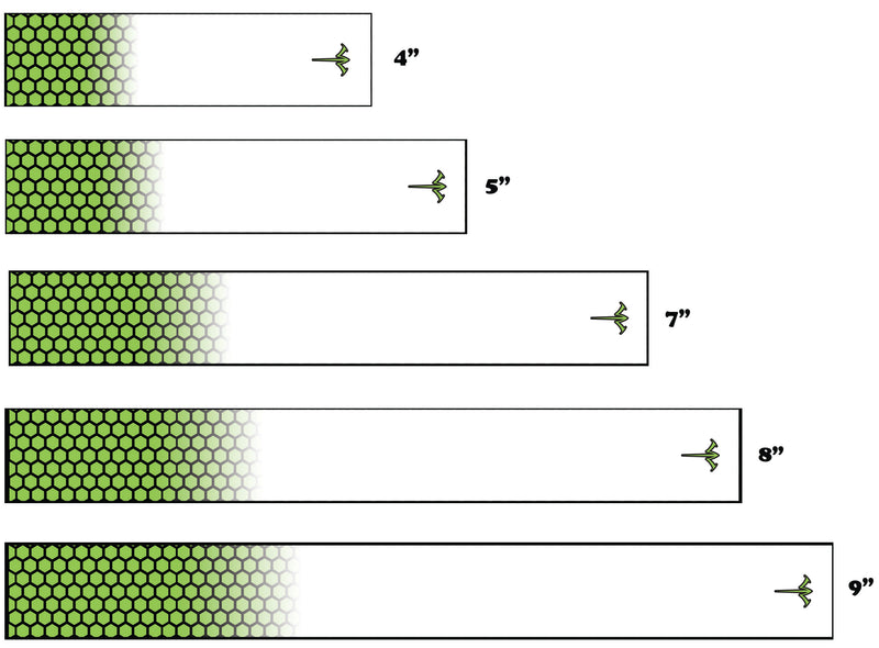 White Water Honeycomb Fade Icon Arrow Wraps