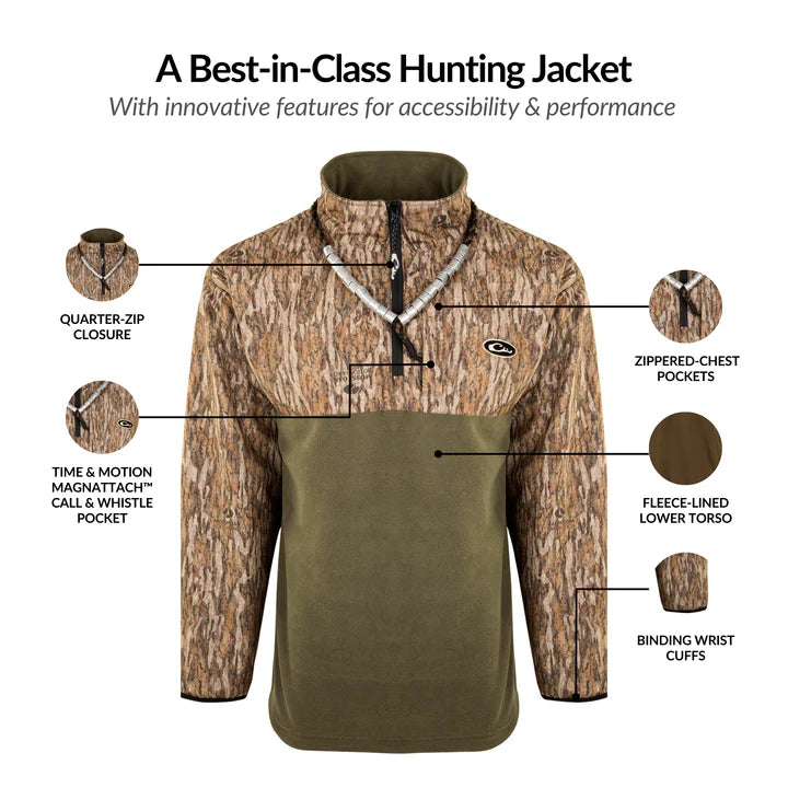 Drake MST Quarter Zip Refuge Eqwader Jacket