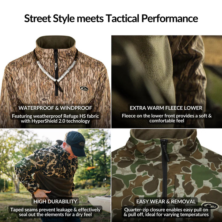 Drake MST Quarter Zip Refuge Eqwader Jacket