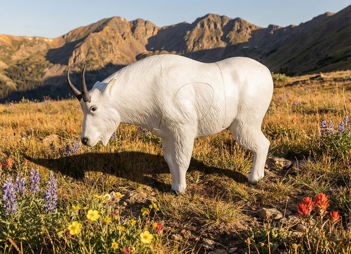 Real Wild 3D Mountain Goat Foam Archery Target