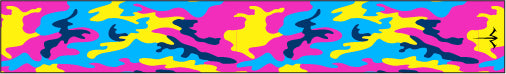 White Water Neon Camo Arrow Wraps