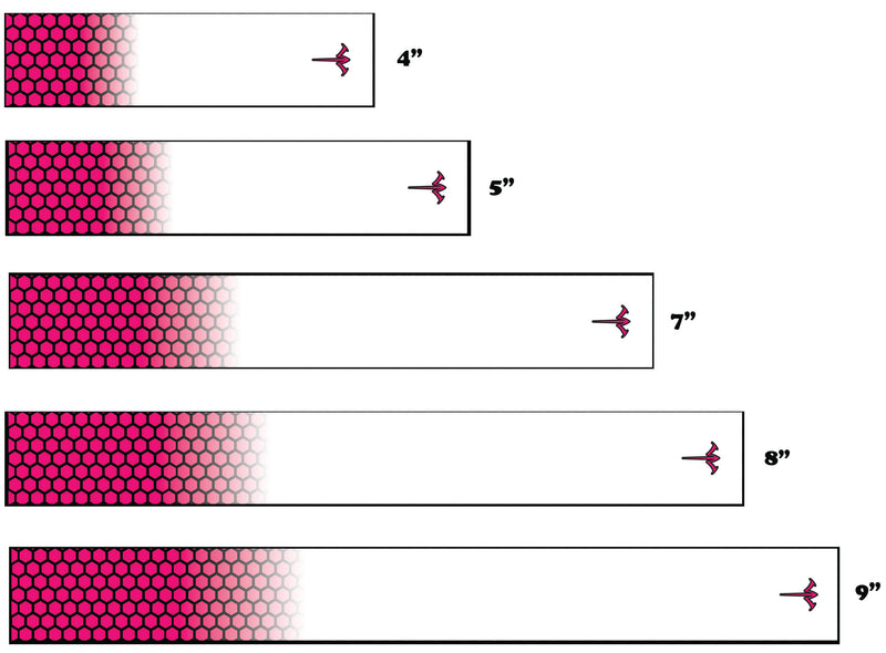 White Water Honeycomb Fade Icon Arrow Wraps