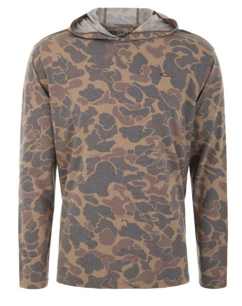 Drake Tri Blend Hoodie Long Sleeve - Feathers & Antlers Outdoors