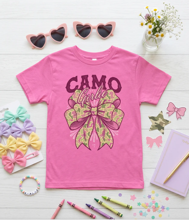 Itsa Girl Thing Youth Camo Girlie Shirt
