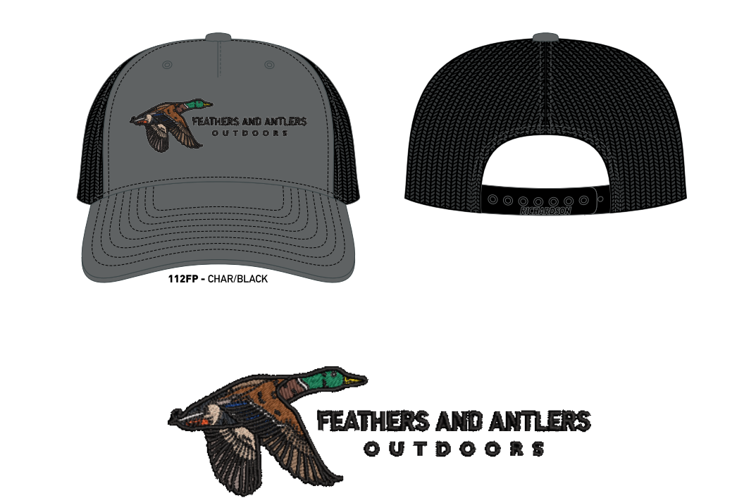 F&A Stitched Mallard in Flight Richardson Cap