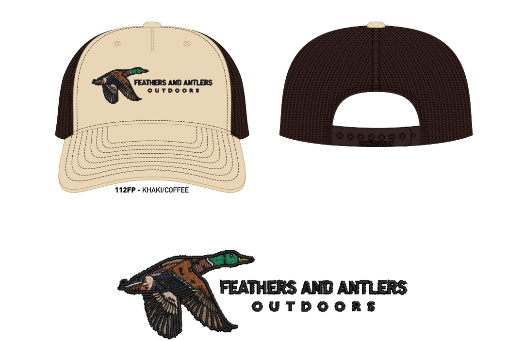 F&A Stitched Mallard in Flight Richardson Cap