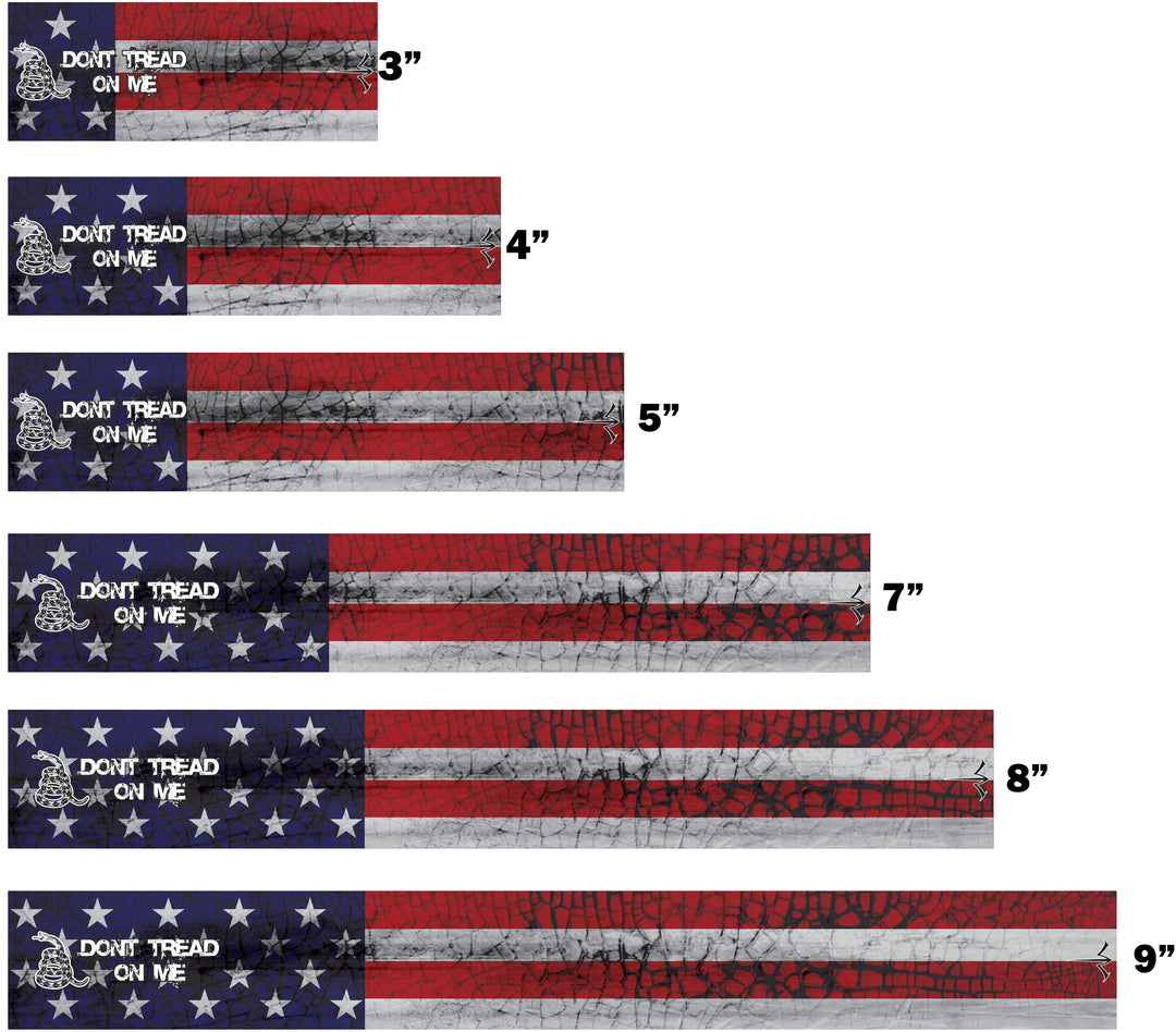 White Water American Flag Vintage Arrow Wraps