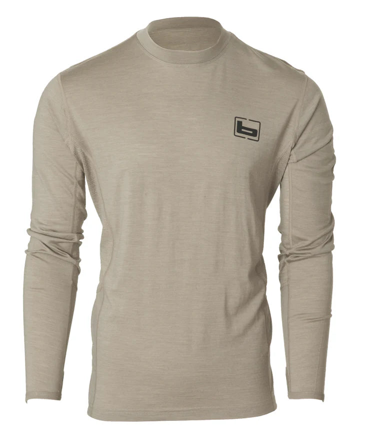 Banded Base Merino Wool Crew Long Sleeve