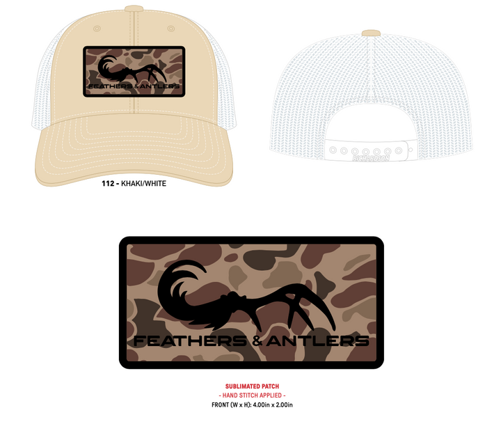Camo Embroidered Mesh Back Cap
