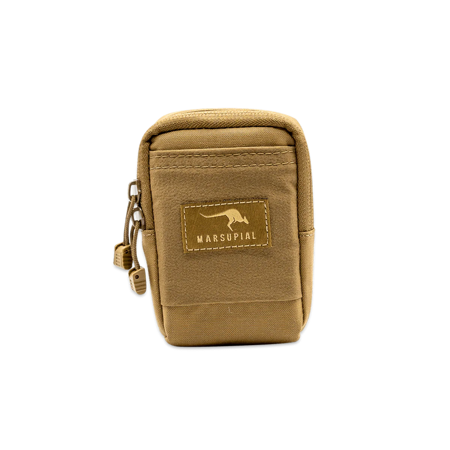Marsupial Gear Zippered Pouch Coyote / Small