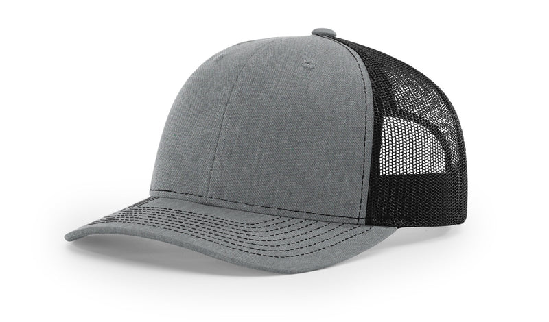 Metallic Faux Etched Leather Mesh Back Cap