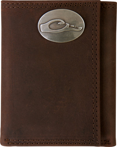 Drake Leather Tri-Fold Wallet