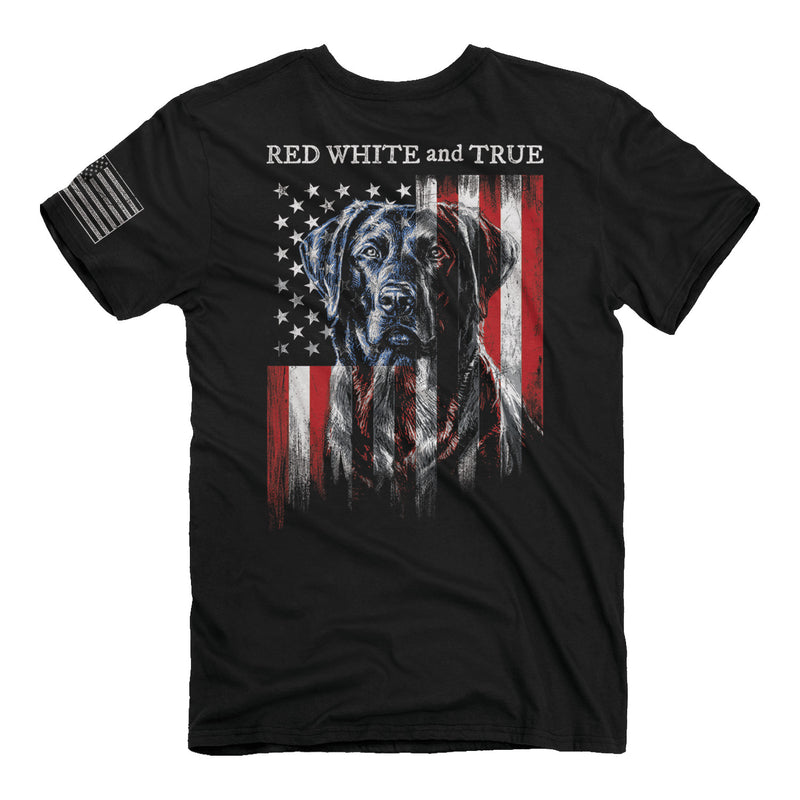 Buck Wear Red White True & Blue Lab Shirt