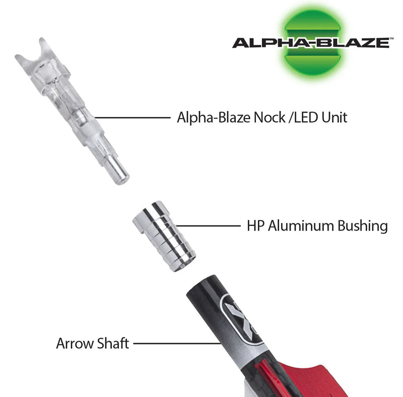 TenPoint EVO-X Alpha-Blaze Lighted CenterPunch Premium Carbon Crossbow Arrows