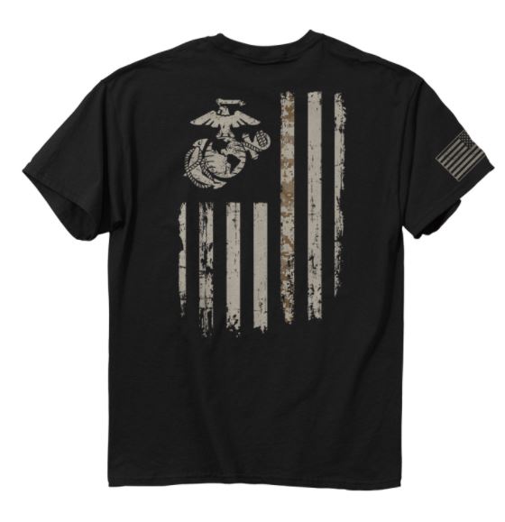 Buck Wear USMC-Battle Flag Shirt