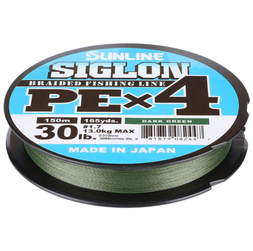Sunline Siglon PEx4 Braided Line - Dark Green