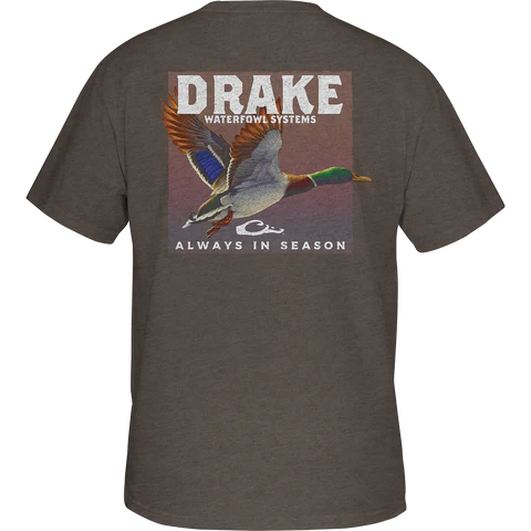 Drake Mallard In Flight Shirt