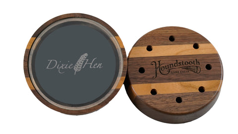 Houndstooth Dixie Hen Glass
