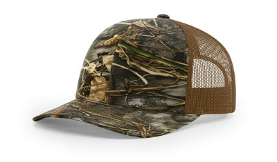 The Outdoorsman Leather Mesh Back Cap