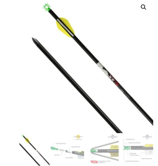 Wicked Ridge Lighted XX75 Aluminum Fletched Arrows