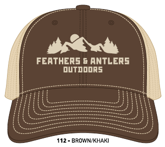 Mountain Range Embroidered Mesh Back Cap